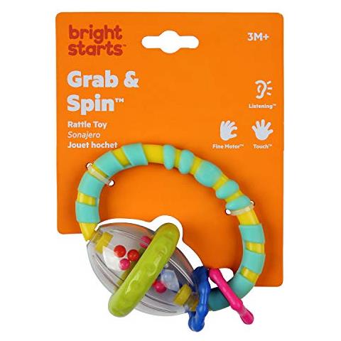 Bright Starts 8533 Giocattolo Sonaglio Grab & Spin - Foto 4