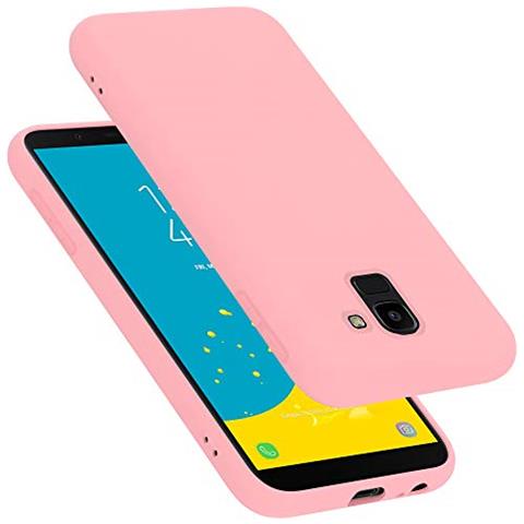 Custodia Compatibile Con Samsung Galaxy J6 2018 Eu Version In Liquid Rosa - Coperchio Protettivo In Silicone Tpu Flessibile - Foto 1