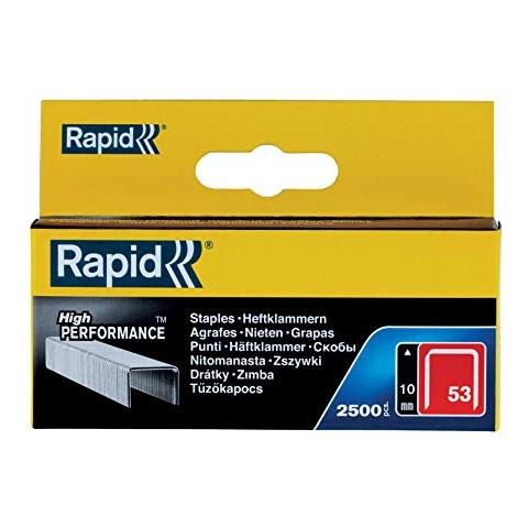 Rapid 11858825 No. 53 Graffe A Filo Multa 10 Mm, Acciaio - Foto 1