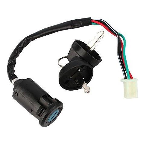 4 Pin Moto Del Motore Di Inizio Di Accensione Interruttore A Chiave Universale Spina Maschio Interruttore Di Accensione Impermeabile Chiavetta Di Accensione Serratura 4 Fili Per Motocicletta Fuori Strada Atv Dirt Bike Scooter Elettrico - Foto 1