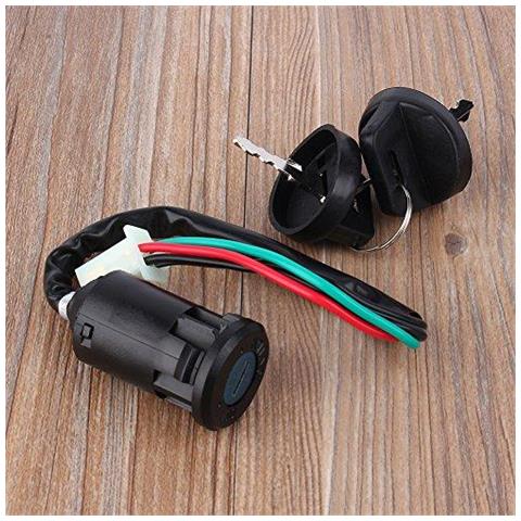 4 Pin Moto Del Motore Di Inizio Di Accensione Interruttore A Chiave Universale Spina Maschio Interruttore Di Accensione Impermeabile Chiavetta Di Accensione Serratura 4 Fili Per Motocicletta Fuori Strada Atv Dirt Bike Scooter Elettrico - Foto 4