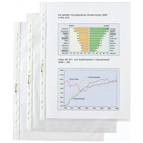 Prospekthlle A4 Pp - Fs (10) - 210 X 297 Mm (a4) - Transparent - Polypropylene (pp) - Portrt - 10 Stck (e) (22495190) - Foto 1