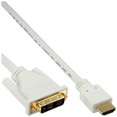 17659U 0.5m HDMI DVI Bianco cavo e adattatore video - Foto 1