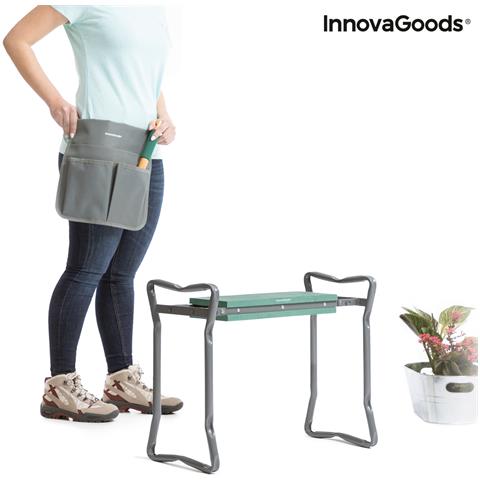 Panca Pieghevole Per Giardinaggio Con Borsa Per Gli Attrezzi 3 In 1 Situl - Foto 7