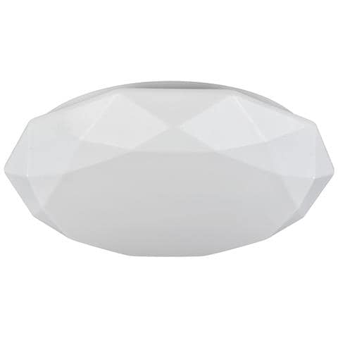 Lampadario A Sospensione Moderno Crystallize Metallo Bianco Acrilico Luci 45w - Foto 1