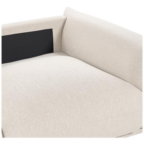 Divano 3 Posti Luvos Tessuto Beige Chiaro - Foto 13