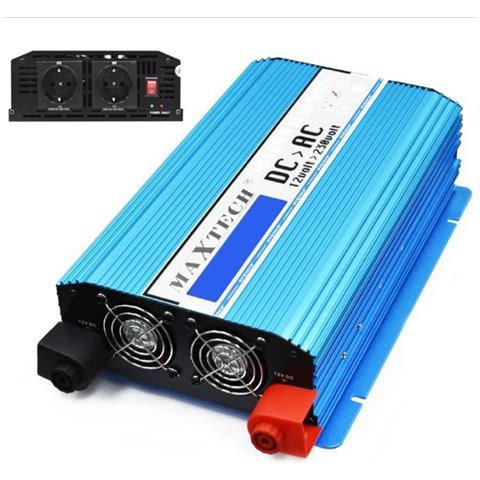 Trade Shop - Inverter Di Potenza 5000 Watt Onda Sinusoidale Da 12v A 230v Auto Hn5000-12v - Foto 1