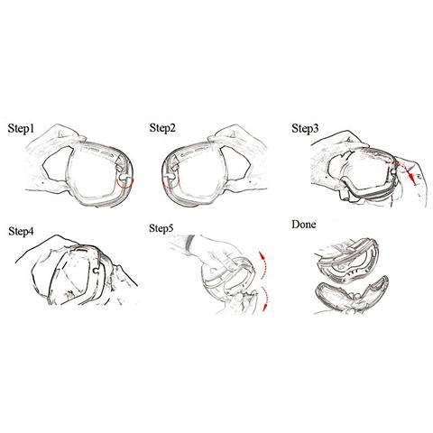 Maschera Xtrm-summit Lenti Intercambiabili Fotocromatiche Per Occhiali Da Sci E Snowboard Senza Montatura - Foto 2