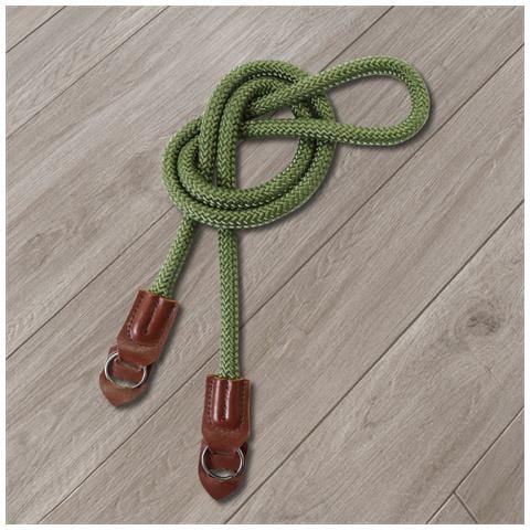 Tracolla Per Fotocamera Reflex In Vera Pelle Green - Foto 2