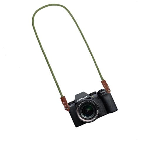 Tracolla Per Fotocamera Reflex In Vera Pelle Green - Foto 1
