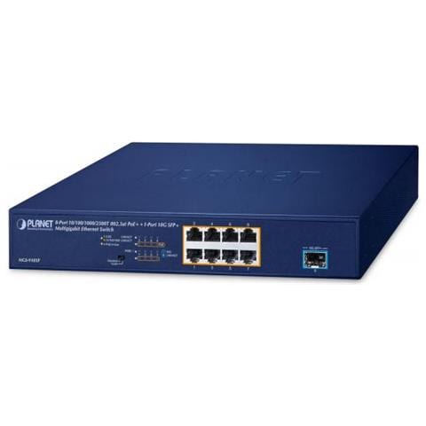 Mgs-910xp Switch Di Rete Non Gestito 2.5g Ethernet (100/1000/2500) Supporto Power Over Ethernet (poe) Blu - Foto 1
