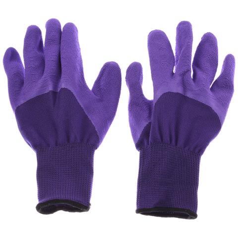 Guanti Da Giardinaggio Guanti Protettivi Da Lavoro Per Esterni Purple - Foto 3