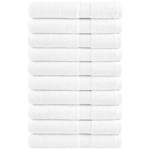 Asciugamani Per Sauna Solund 10 Pz Bianchi 80x200cm 600gsm - Foto 1