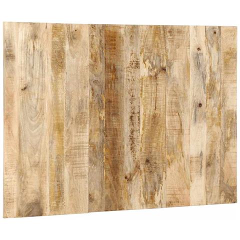 Testiera 120 Cm In Legno Massello Di Mango Grezzo - Foto 3