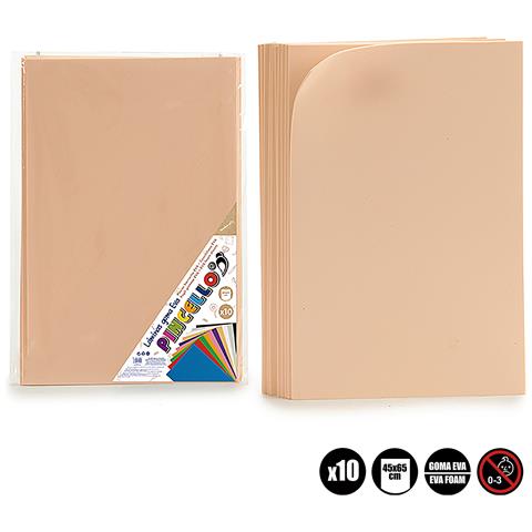 Set Di 10 Fogli In Gomma Eva 45x65 Cm. - Foto 1
