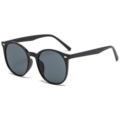 Occhiali Da Sole Con Montatura Classica E Custodia Protettiva Black - Foto 1