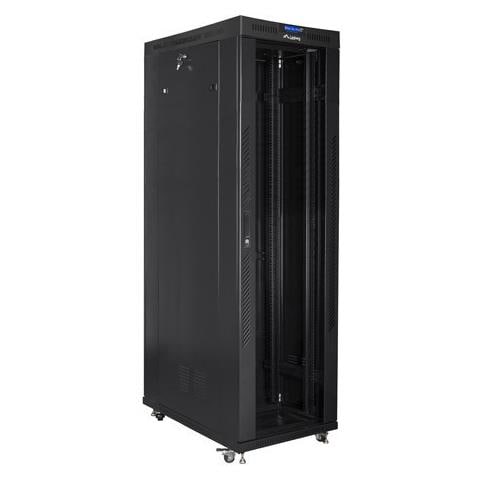 Lanberg FF01-6242-12BL, Rack indipendenti, 42U, 1200 kg, Griglie, 134 kg, Nero - Foto 1