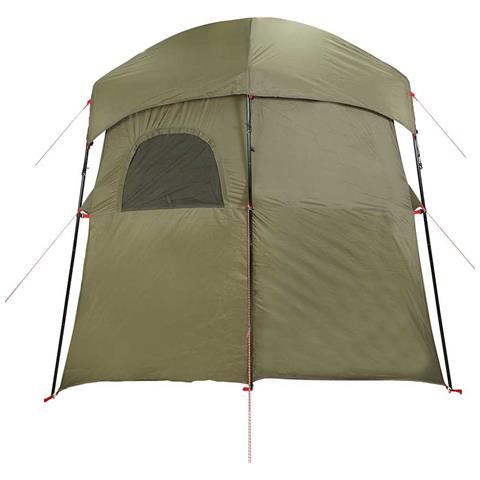 Tenda da Doccia per 2 Persone Verde Oliva Impermeabile - Foto 8