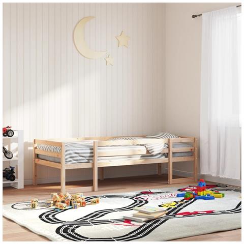 Giroletto per Bambini 80x200 cm in Legno Massello di Pino - Foto 2