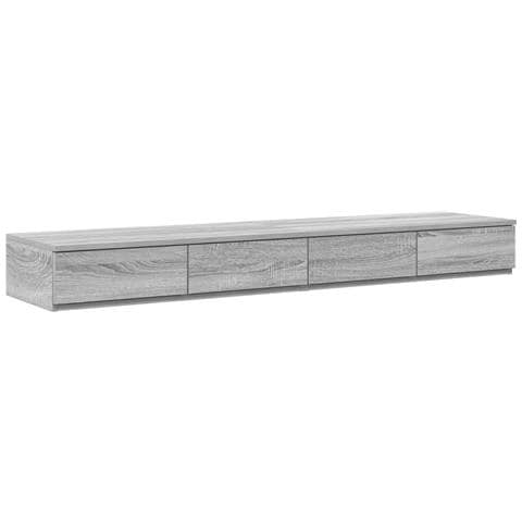 Cassetti Letto Grigio Sonoma 160x36,5x16,5 cm Legno Ingenuo - Foto 1