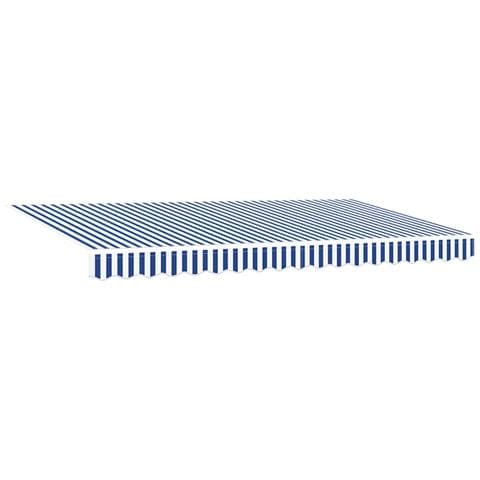 Tenda Retrattile Blu e Bianco 400 x 200 cm - Foto 1
