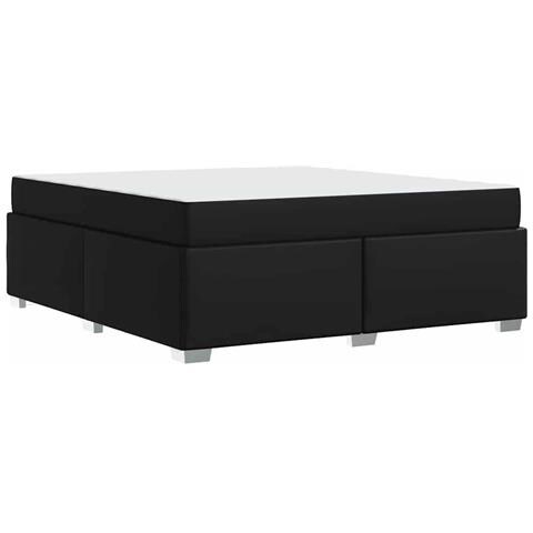 Struttura del letto Nero 180 x 200 cm Pelle sintetica - Foto 9