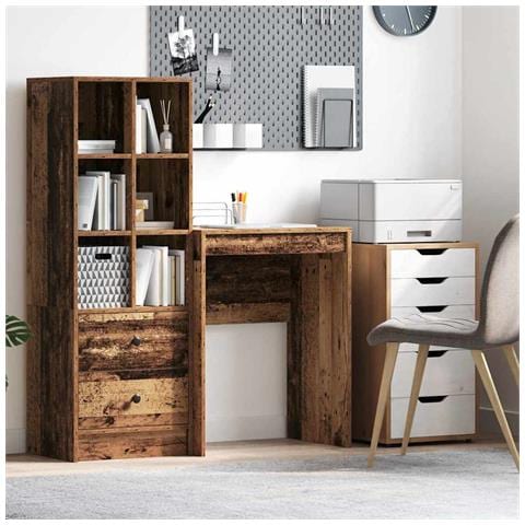 Scrivania Legno vecchio 60 x 40 x 76 cm Legno multistrato - Foto 2