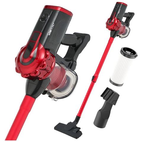 Scopa Elettrica BS 1314 Capacità 1.5 L Senza Sacco Potenza 600 W Colore Antracite Rosso - Foto 2