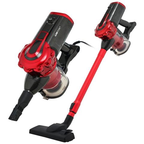 Scopa Elettrica BS 1314 Capacità 1.5 L Senza Sacco Potenza 600 W Colore Antracite Rosso - Foto 1