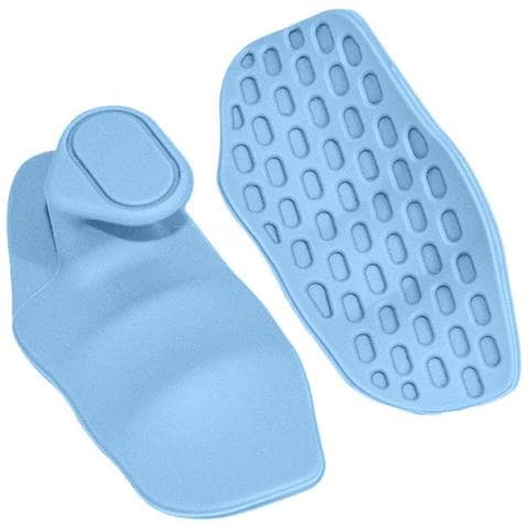 Rorzo Presa In Silicone Blu Per Sollevamento Pesi E Fitness - Impugnature Antiscivolo - Foto 1