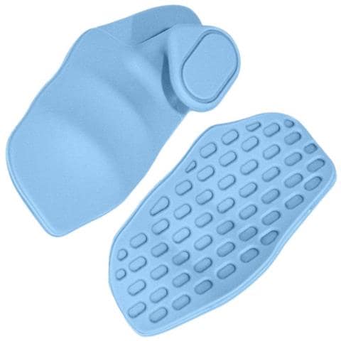 Rorzo Presa In Silicone Blu Per Sollevamento Pesi E Fitness - Impugnature Antiscivolo - Foto 3