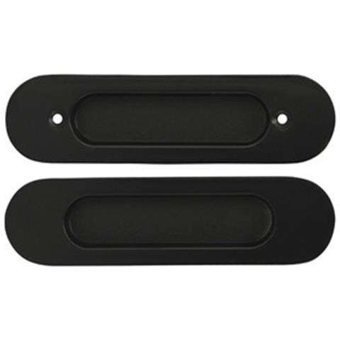 Set Maniglie A Scomparsa Per Porte Scorrevoli - Lega Di Zinco, Vari Colori Black - Foto 2
