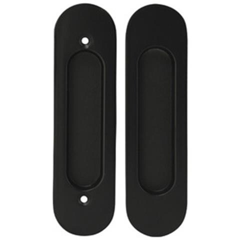 Set Maniglie A Scomparsa Per Porte Scorrevoli - Lega Di Zinco, Vari Colori Black - Foto 1