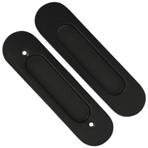 Set Maniglie A Scomparsa Per Porte Scorrevoli - Lega Di Zinco, Vari Colori Black - Foto 4