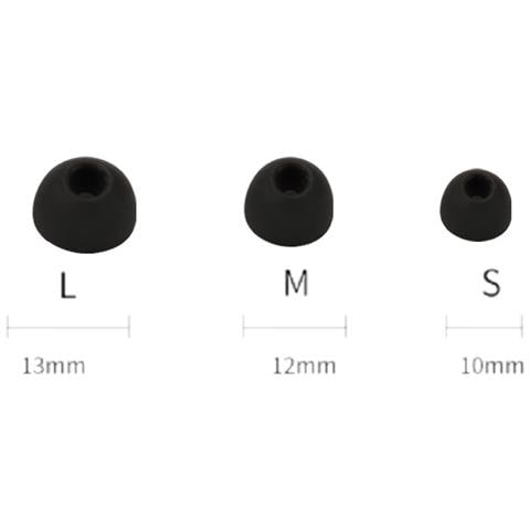 Puntali Di Ricambio In Silicone Nero Per Soundcore Space A40 - 6 Pezzi - Foto 2