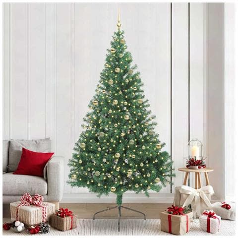 Albero di Natale artificiale con luci integrate Verde 240 cm - Foto 2