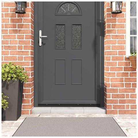 Spazzole per porte a vite 12 pcs Nero 100 cm Lega di alluminio - Foto 2