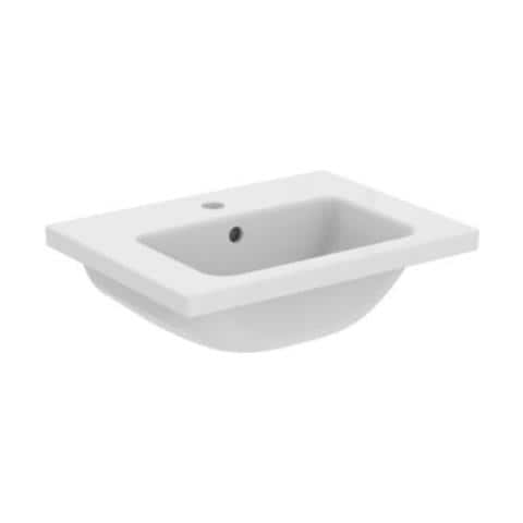 I.life S Lavabo Top Con Troppo Pieno Monoforo - 50 Cm Bianco Da Ordinare - Foto 1