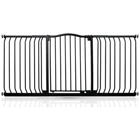 Safetots Cancelletto Di Sicurezza Con Parte Superiore Incurvata, 161cm - 170cm, Nero Opaco - Foto 1