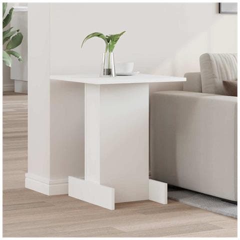 Tavolino Bianco 44,5 x 45 x 55 cm Legno multistrato - Foto 2