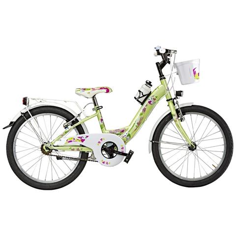 Bici Bimba Da Passeggio Misura 20 Telaio Venere Bambina Modello Baby Bunny Bb20sc 1v Senza Cambio Con Luci - 28 Verde Chiaro - Foto 1