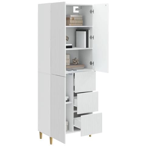Set di armadi 2 pcs 66 x 34,5 x 90 cm Legno ingegnerizzato - Foto 2