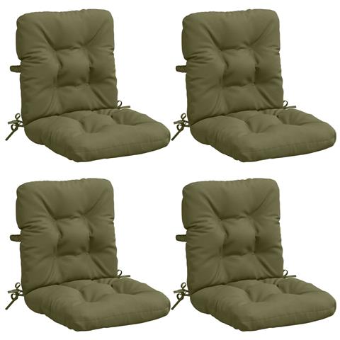 Cuscini per Sedia Alta in 4 Pezzi VIANEN 4 pcs 100% Poliestere - Foto 1