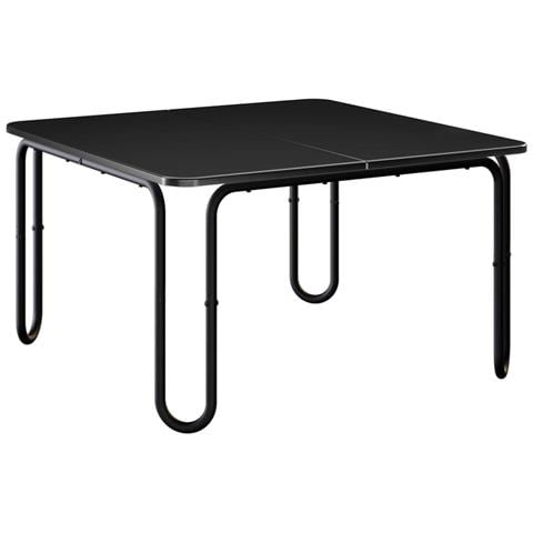 Tavolino da salotto Nero 59 x 59 x 45 cm Legno ingegnerizzato - Foto 1