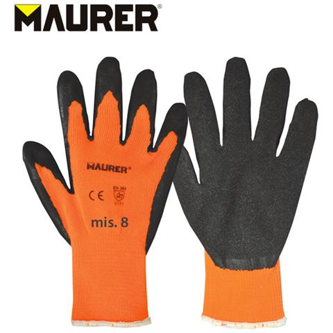 Guanti in lattice dorso in acrilico fodera imbottita elasticizzato Tg10 - Foto 1