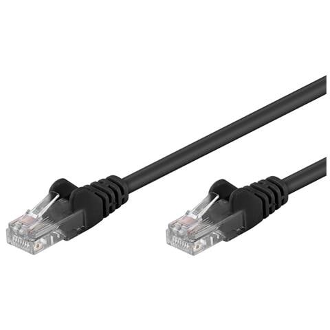 ICOC CCA5U-020EB - Cavo di rete Patch CCA Cat. 5e Nero UTP 2m Bulk - Foto 1