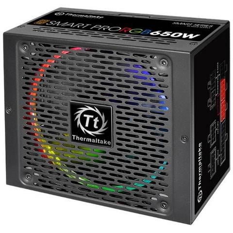 Alimentatore Smart Pro RGB 650 Watt ATX Modulare Certificazione 80 Plus Bronze Colore Nero - Foto 2