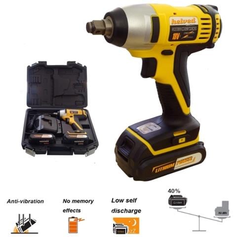 Avvitatore A Impulsi Percussione Per Bulloni Pneumatici Cordless 180nm Eg10427 - Foto 4