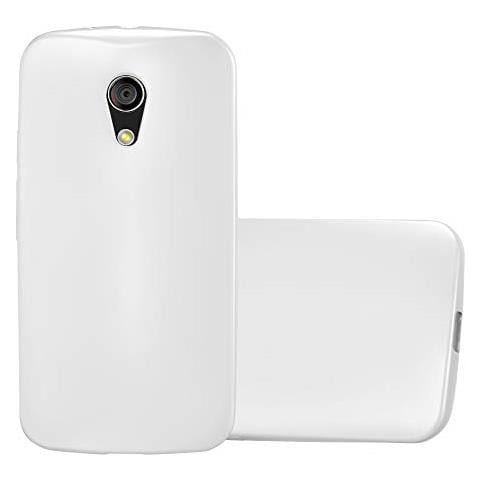 Custodia Compatibile Con Motorola Moto G2 In Argento Metallico - Coperchio Protettivo In Silicone Tpu Flessibile - Foto 1
