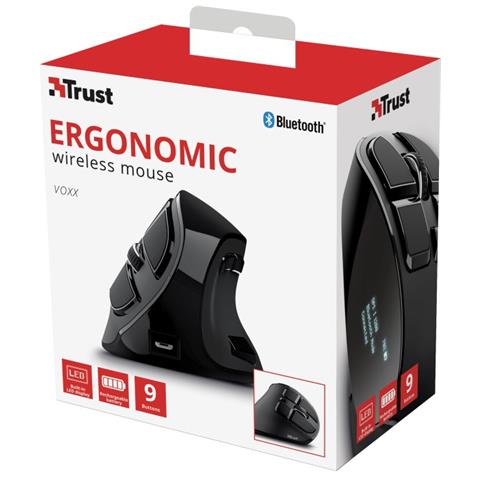 Mouse Wireless Voxx Ottico 9 Tasti 2400 DPI Colore Nero - Foto 9